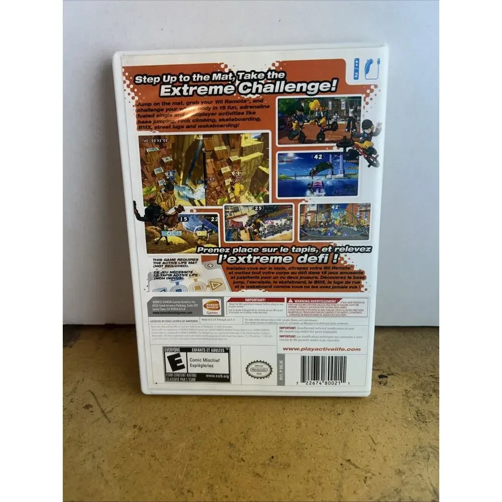Active Life Extreme Challenge Nintendo Wii Fitness Game 2009